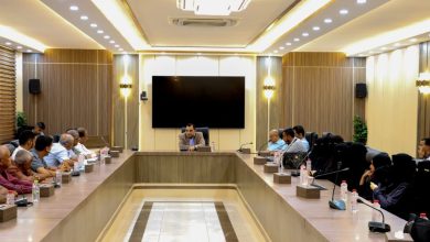 The Minister of Agriculture reviews the activities of the General Authority for Fisheries in the Gulf of Aden.