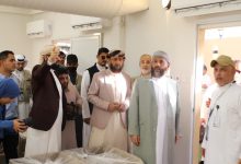 The Minister of Awqaf and Guidance inspects Yemeni pilgrims' camps in the holy sites.