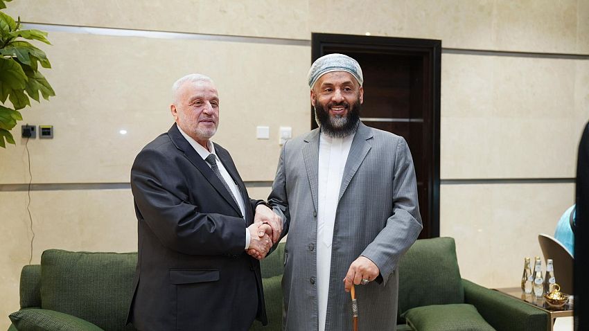 The Minister of Awqaf discusses strengthening bilateral cooperation with several counterparts from Arab and Islamic countries.