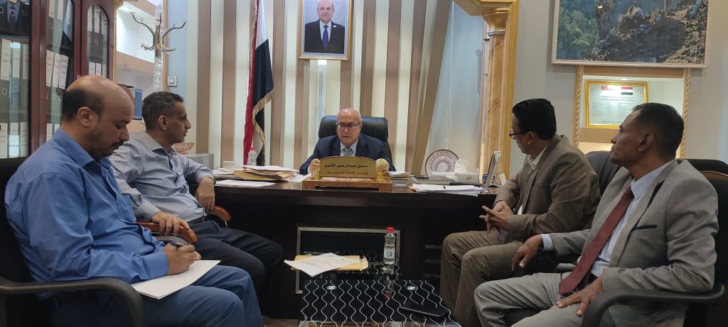 The Minister of Local Administration discusses the experience exchange program between Yemen and Egypt.