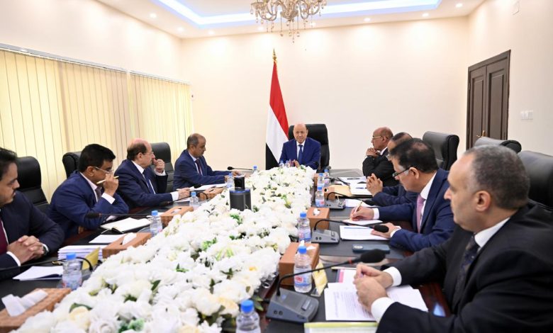 The President of the Presidential Leadership Council convenes with the Crisis Management Committee to address ongoing challenges.