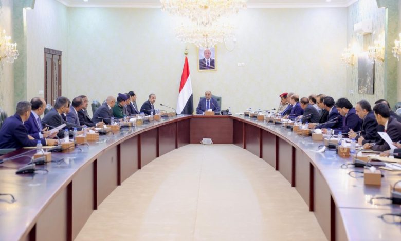 The Prime Minister chairs the first Cabinet meeting in Aden.