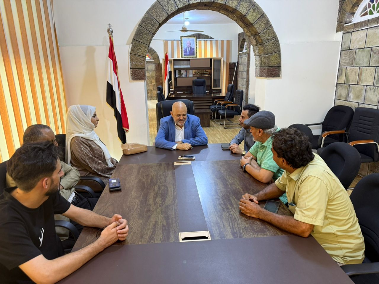 The Taiz governor discusses ways to enhance cultural and artistic activities in the region.