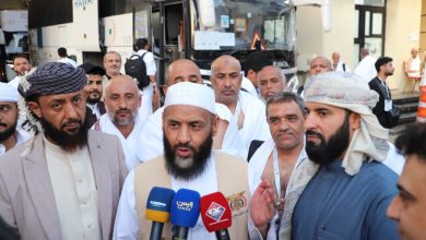 Yemeni pilgrims have begun their ascent to the Mina site for the Hajj pilgrimage.