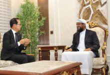 Council member Abdulrahman Al-Mahrami discusses ways to strengthen bilateral relations with the Japanese ambassador.