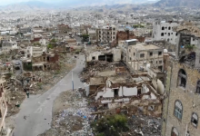 Four children were killed by a projectile planted by militias in Al-Taziah, north of Taiz city.