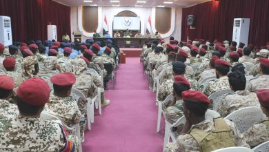 The 101st Brigade honors outstanding security personnel at Sayun International Airport.