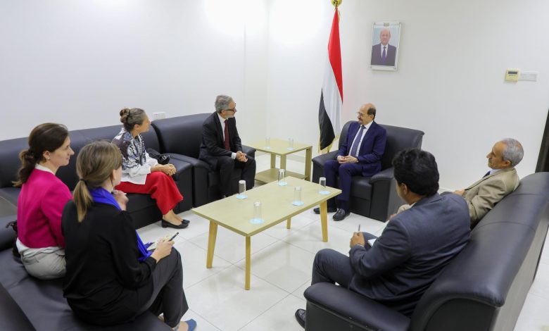 The Foreign Minister meets with the head of the European Union mission.