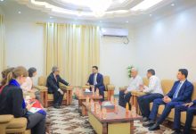 The Head of the Consultation and Reconciliation Authority meets with the Head of the European Union Mission.