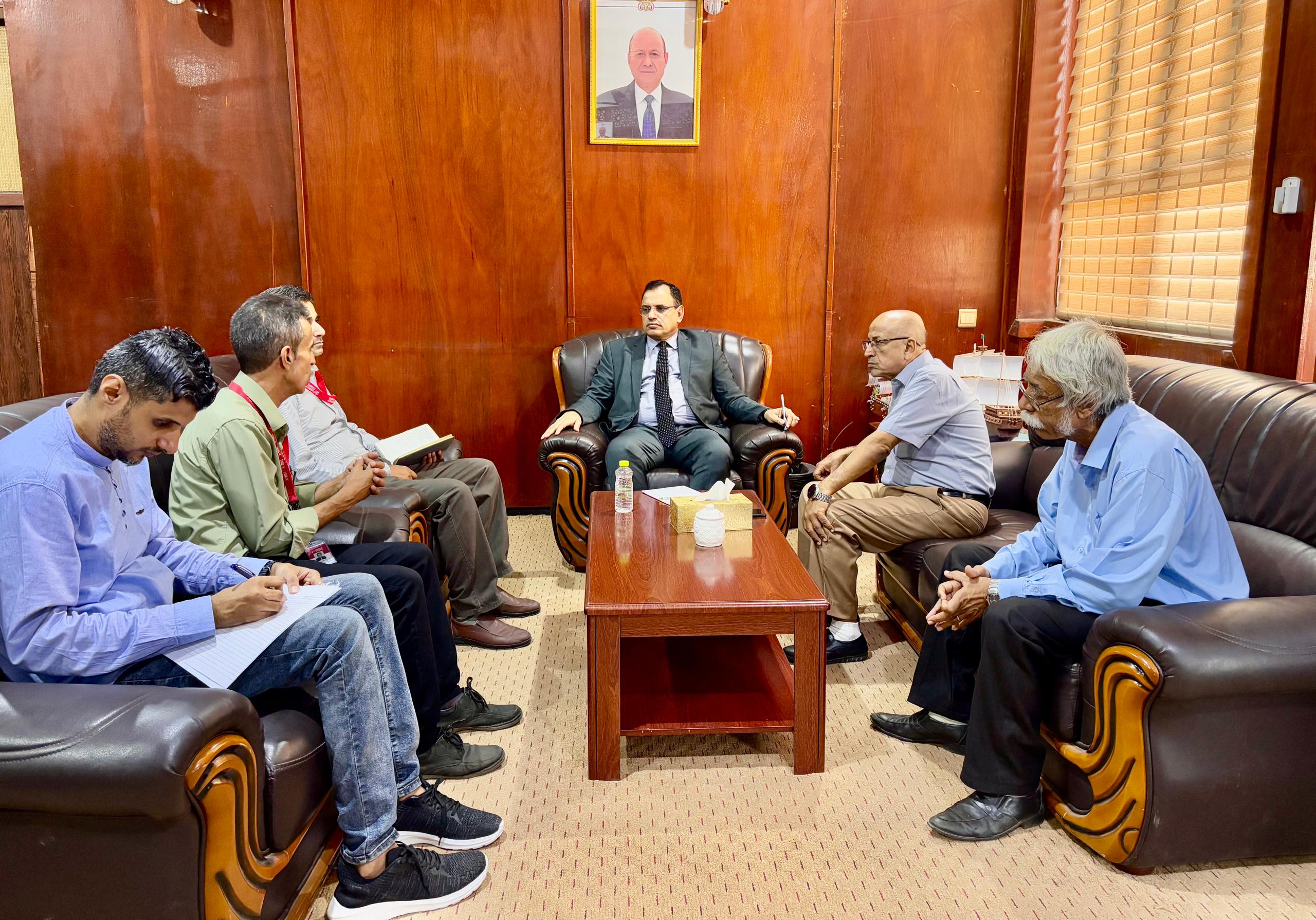 The Minister of Agriculture, Irrigation, and Fisheries discusses areas of collaboration with Mercy Corps.