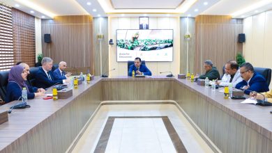 The Minister of Agriculture, Irrigation, and Fisheries discusses preparations for launching agriculture, irrigation, and food security projects with a World Bank delegation.