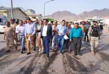 The Minister of Agriculture inspects the Dockyard Landing Center rehabilitation project in Aden, highlighting its vital role in food security.