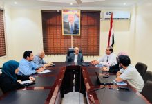 The Minister of Water discusses with international partners support for water supply in Aden, Taiz, and Lahij.