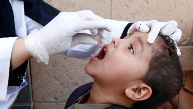 The Ministry of Health announces the successful completion of the first round of the emergency polio vaccination campaign.