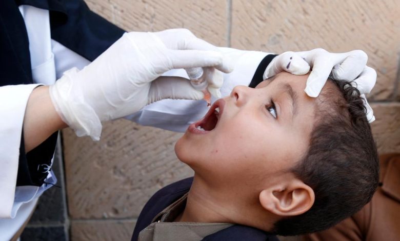 The Ministry of Health announces the successful completion of the first round of the emergency polio vaccination campaign.