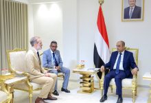 The Prime Minister meets with the UN Resident Coordinator in Yemen.
