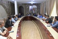 The Taiz governor discusses the emergency committee's report to address the water crisis.