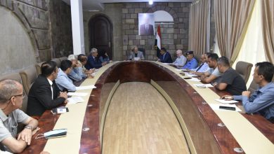 The Taiz governor discusses the emergency committee's report to address the water crisis.