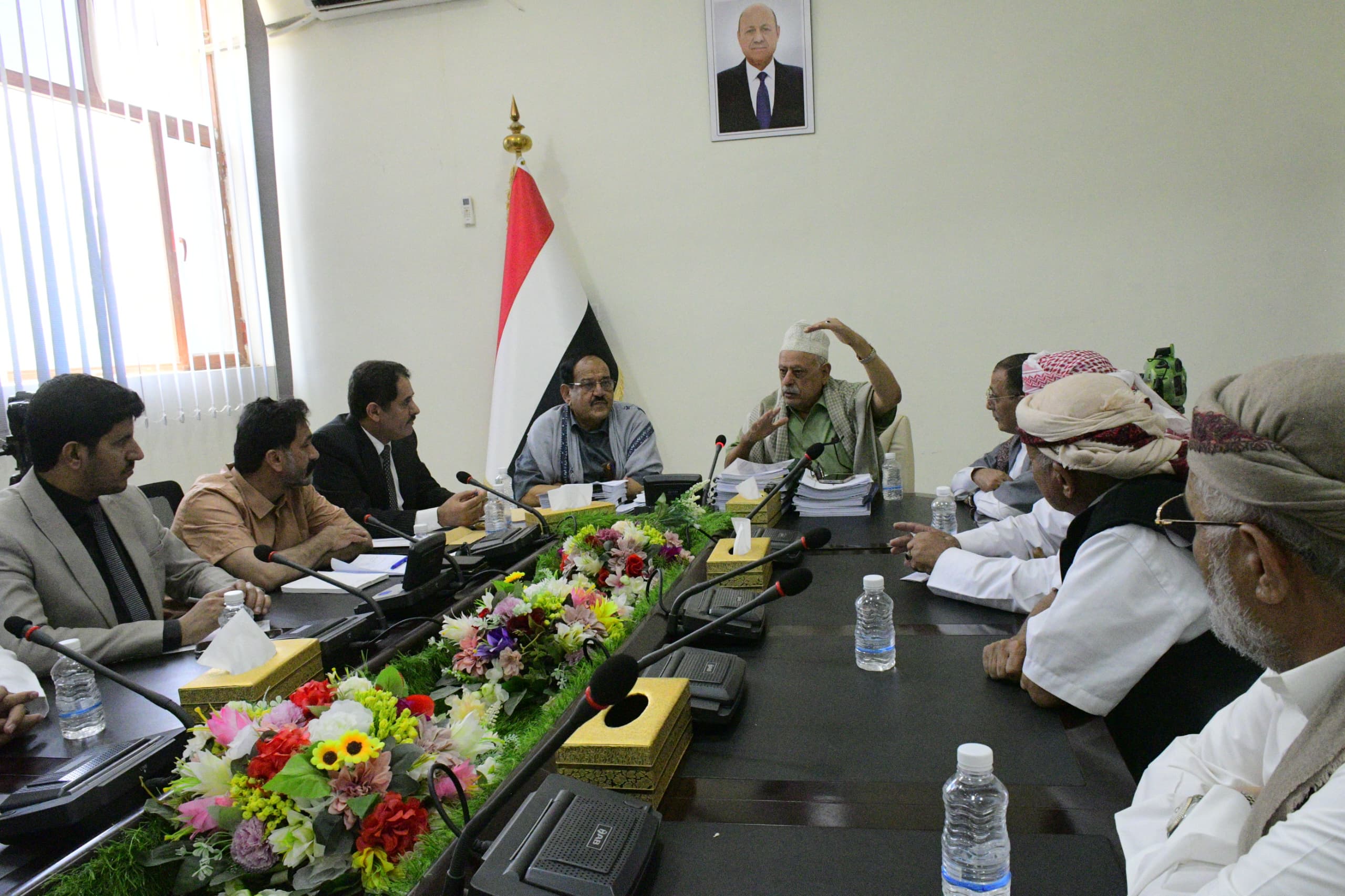 The parliamentary committee concludes its oversight activities on financial and revenue institutions in Marib Governorate.