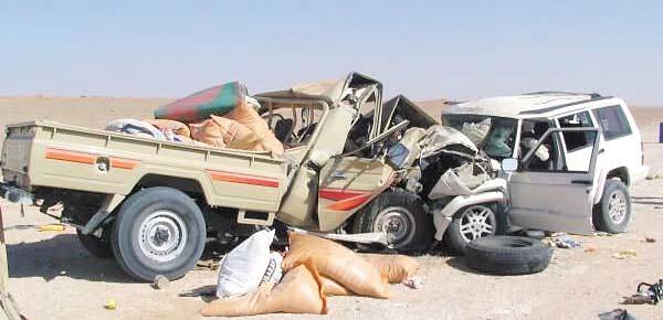 In July, 53 fatalities and 417 injuries were reported from traffic accidents in the liberated areas.