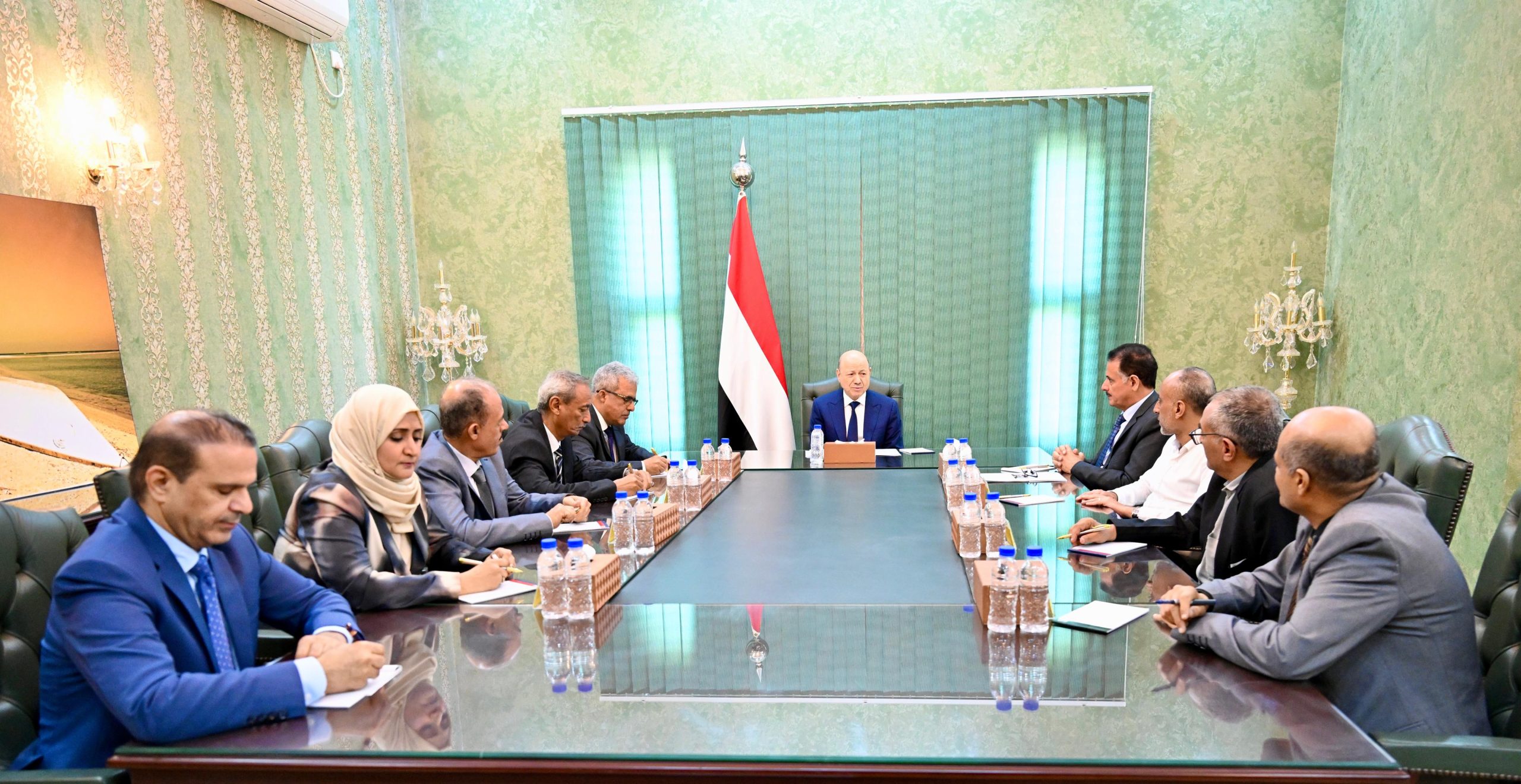 The President of the Presidential Leadership Council affirms that justice in Taiz is progressing as a comprehensive institutional path.