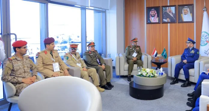 The Chief of Staff discusses enhancing military cooperation and developing defense partnerships with his Saudi counterpart.