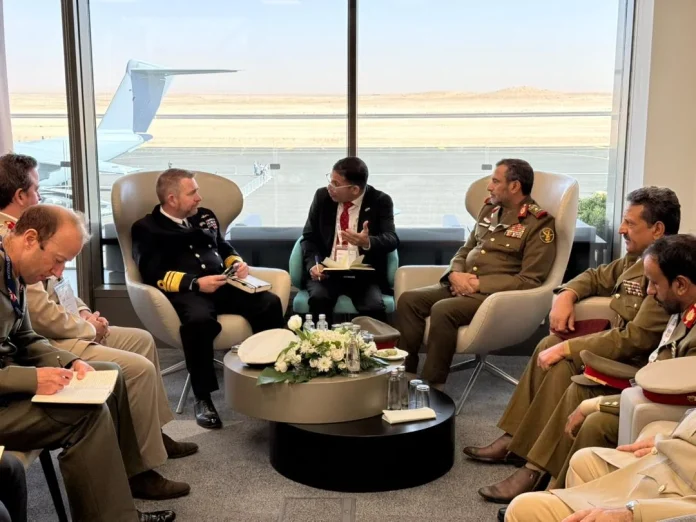 The Chief of Staff discusses ways to enhance military cooperation with the UK’s senior military advisor.