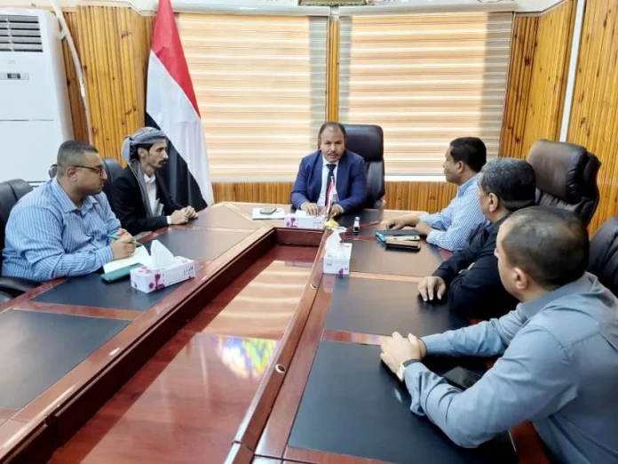 The Deputy Governor of Hadhramaut reviews preparations for the launch of the Al-Abr Water Project.